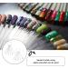 FOMIYES 300 Pcs Nail Color Card Board Nail Sticksnail Color Gel Nail Display Nail Art Practice Tip False Nail Art Display Nail Gel Display Book Display Plate Nail Polish Snails Plastic - Buy Online on GoSupps.com