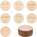 Toyvian Baby Milestone Cards Set - Wooden Double Sided Newborn Photography Props - Buy Online on GoSupps.com