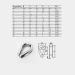 Mtsooning 10PCS Stainless Steel Rope Thimble Rigging Wire Chain Clamp Clip for Sailing Boat Anchor Fishing - Ideal for Commercial & Industrial Applications - Buy Online on GoSupps.com