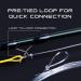 Maxcatch Fly Fishing Tapered Leader Line 6 Pack - Pre-Tied Loop - Tensile Strength - Abrasion Resistance - Low Memory, Available in Various Lengths and Sizes - Nylon Material - Clear Color - 6 pc 9ft 5X - Buy Online on GoSupps.com