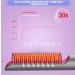 Mixcolor Hair Straightener Brush - Fast Heating, 4 Temp Settings, Anti-Scald - Professional Salon Results at Home - Travel-Friendly - Silver Gray - Buy Online on GoSupps.com