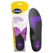 Scholl in-balance orthopedic insoles in plantar fasciitis relieves pain immediately: heel spores sheet support foot pressure size 42.5-45 black 42.5-45