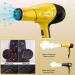 Professional Ionic Hair Dryer AC 2100W | Fast Drying with Ceramic + Tourmaline Technology | GFCI Nozzle | Low Noise | Long Life | Yellow - Buy Online on GoSupps.com