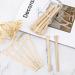 100 Pack Eyebrow Wax Sticks - Wooden Craft Sticks for Hair Removal - Waxing Applicator for Face, Body, Eyebrows, Legs - Buy Online on GoSupps.com