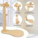 Adjustable Beech Wood Embroidery Hoop Stand - Hands-Free Cross Stitch Holder - Buy Online on GoSupps.com