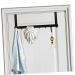 Alipis Space Aluminum Door Hanger Hangers Towel Holder Over The Door Multi Hook Door Hook Clothing Hat Hook