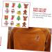 COHEALI 32 Pcs Christmas Stickers Decals Sewing Patches Xmas Design Clothes Applique Accessories Cartoon - Buy Online on GoSupps.com