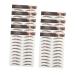 Beavorty 9 Sheets Waterproof Eyebrow Stickers Set Water Proof 6d