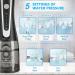 Water Dental Flosser - H2ofloss Cordless Oral Irrigator for Braces & Travel, Waterproof with 6 Nozzles - Black - Buy Online on GoSupps.com