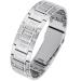 Jeracol Magnnet hard band men titanium steel magnet bracelet healing men with ultra strength of 3500 gauss magnet adjustable bracelet with distance tool and jewelry-gift box D-silver