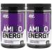 Optimum Nutrition (2 Pack Essential Amin.O. Energy Concord Grape 9.5 oz (270 g)