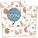 Wilhelm Fell case for the EU pet ID card for animals I personalized with names or date of birth i personal gift idea for pet owners I protective cover for the pet ID card (rocky) EU petrol card personalized rocky