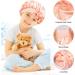 Arqumi Silk Satin Bonnet for Kids 2Pcs - Soft Baby Sleeping Cap - Adjustable Night Cap for Toddler Child Teens - Nude & Purple - Buy Online on GoSupps.com