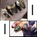 9pcs 3D Metallic Chain Nail Art Stickers Decals - Gold Silver Mixed Design | Lookathot Nail DIY Decoration Tools - Buy Online on GoSupps.com