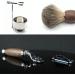 Vintage Shaving Set for Men | Complete Old Style Razor Brush & Stainless Steel Holder - Buy Online on GoSupps.com