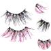 POPETPOP 2 Pairs Fake Eyelashes Christmas Eyelashes Makeup Eyelashes Cosmetic Fake Lashes Glitter Lashes Soft Halloween Eye Lashes Colored Lash Extensions Miss Fiber Natural Adhesive - Buy Online on GoSupps.com