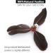 Cobee Cat Feather Propeller Wall Toys - Interactive Replacement Refills for Kittens (Black + Gray) | Fun Chaser Toy & Attachments - Buy Online on GoSupps.com