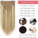 Hair Toppers for Women Clip In Human Hair Extensions Straight Highlight Ash Brown to Blonde #8/613 Human Hair Extensions 120 Grams Hair Extensions Layered Hairpiece Messy Hair Bun Hairpiece(16inches) 16inches 120g/Set - Buy Online on GoSupps.com
