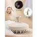 Heeta Scalp Massage Brush | Silicone Hair Brush for Wet & Dry Use | Soft Bristles | Oatmeal Color | Enhance Hair Health - Buy Online on GoSupps.com