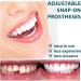 Press On Snap On Veneers for Men & Women - Cosmetic Dentures for a Bright Smile | Perfect Fit Fake Teeth - Buy Online on GoSupps.com
