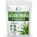 Organic Aloe Vera Powder for Hair & Face (2 Pounds) | Aloe Barbadensis | AloeVera Extract USDA Certified by Proud Planet