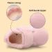 JOINFREE Baby Girl Anti-Slip Plush First Walking Shoes | Toddler Slipper Shoes | 2.5/3 UK Child | Pink - Buy Online on GoSupps.com