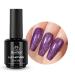 beetles Gel Polish 15mL Regal Purple Sparkle Pearl Glitter Shine Purple Dark Purple Gel Nail Polish Manicure Diy Nail Art Gel Soak Off UV LED Nail Lamp Nail Art Manicure Salon 1 Pcs