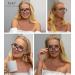 Eyekepper 4-Pack Vintage Bifocal Reading Glasses for Women - Clear Lens 2.0x Magnification Mixed Colors - Buy Online on GoSupps.com