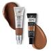 IT Cosmetics CC+ Cream with SPF 50+ Natural Finish Full Coverage Foundation (Deep Honey - 1.08 fl oz) & Bye Bye Undereye Concealer Anti-Aging Makeup (43.0 Deep Honey - 0.4 fl oz)
