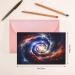 YYHWHJDE Pink Space Spiral Cosmic Energy Printing High-Grade Pearl Paper Greeting Card : 4x6 In For Birthday Card Party Invitation Card Pink One Size - Buy Online on GoSupps.com