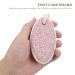 Minkissy Foot Peeling Pumice Stone - Natural 2-Piece Pedicure Tool for Dead Skin Removal - Pink Foot Care Essential - Buy Online on GoSupps.com