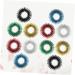 Homsfou Sensory Finger Toys 12PC Noiseless Finger Rings & Spiky Massage Rollers for Kids Mini 2.8cm Massage Device - Buy Online on GoSupps.com
