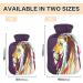 Hot Water Bottle with Cover - 1L Lion Design for Pain Relief | BPA-Free Hot & Cold Compress - Buy Online on GoSupps.com