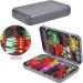 Ancllo Fly Fishing Kit - 100 Waterproof Dry & Wet Flies with Box for Trout Fishing - Buy Online on GoSupps.com