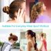 Anderk 300-Piece Hair Tie Set | Elastic Headbands for Thick Curly Hair | 5 Color Ponytail Holders & Accessories for Women & Girls - Buy Online on GoSupps.com