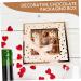 Anneome Box S for Wedding Day Truffles Accessory Clear Valentine' Truffle Chocolate Favor Square - Buy Online on GoSupps.com