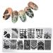 3pcs Nail Art Stamp Templates Kit - Maleicure Stencil & Nail Art Tools (OM-D04 OM-D05 OM-D06) - International Shipping Available - Buy Online on GoSupps.com