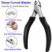 Premium 10-Piece Foot Nail Scissors Set | Stainless Steel Nail Clipping Tools for Thick & Ingrown Toenails - Black & Red - Buy Online on GoSupps.com