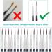 Miniature Detail Paint Brushes Set - 30 Small Watercolor & Acrylic Paint Brushes - Size 00 | Anezus - Buy Online on GoSupps.com