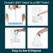 Lunderg Toilet Bowl Liners with Super Absorbent Pads - 20 Count Value Pack - Universal Fit Disposable Bags for Home, Boat, Camping Toilets - Easy Conversion to Dry Toilet - Pack of 1 - Buy Online on GoSupps.com