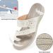 Ecetana Women's Arch Support Slide Sandals - Orthopedic Comfort Summer Sandals | White, Size 9 - Buy Online on GoSupps.com