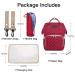 Qimiaobaby Waterproof Diaper Bag Backpack | Large Multifunctional Travel Nappy Changing Bag (Red Dot) - Buy Online on GoSupps.com