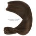 Buy 35cm 80g Chocolate Brown Remy Real Hair Extensions | Sew-In Weft Tresses for Natural Look - Buy Online on GoSupps.com
