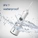 Nicefeel Portable Water Flosser - Cordless Dental Cleaner with 6 Modes, LCD Display, 4 Jet Tips - Rechargeable Irrigator for Travel & Home - IPX7 Waterproof - Buy Online on GoSupps.com