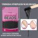 TRINIDa Charcoal Hard Wax Beads 1kg with 10 Applicators - Gentle Hair Removal for Full Body, Facial, and Legs - Painless Wax Beads for Women and Men - Buy Online on GoSupps.com