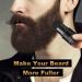 kawehiop Men Beard Filler Powder Long Lasting Hair Shape Patches Coloring Coverage Makeup Business Pen Thickening Dye Paint Dark Brown - Buy Online on GoSupps.com