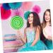 Veemoon 2pcs Lollipop Props Large Lollipop Birthday Partyt Decor Clay Lollipop Candy Simulation Lifelike Candy Simulation Lollipop Model Fake Lollipop Prop Toys Wood Food Decoration Fake 41X19.5X1.5CM Green - Buy Online on GoSupps.com