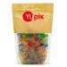 Yupik Gummy Bears 1 kg 6 Count Gluten-Free Fat-Free 12 Fruity Flavors Soft & Chewy Colorful Gummies Fun Treat Sweet Candy Delicious Snack Ideal for Gifting Holidays & Baking Blue Raspberry 6 kg