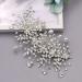 GAODESI Silver Rhinestone Wedding Headband Bridal Hair Piece Left Side Comb - Buy Online on GoSupps.com