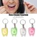 4-Pack Portable Dental Floss Keychain | Tooth-Shaped Case | Travel Oral Care Accessories for Ultimate Hygiene - Buy Online on GoSupps.com